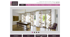 Desktop Screenshot of annedecor.com.uy